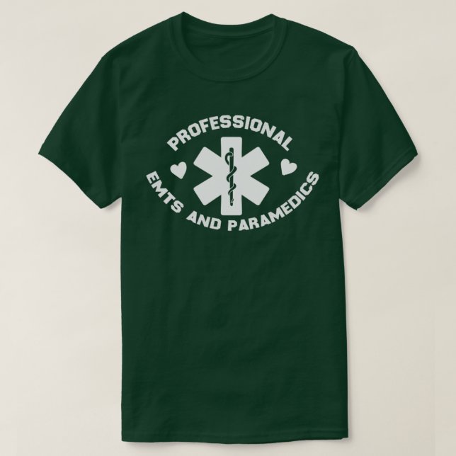 professional EMTs and paramedics gift 2 T-Shirt (Design vorne)