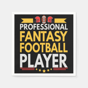 Professional Fantasy Football Player Lovers Gift Serviette