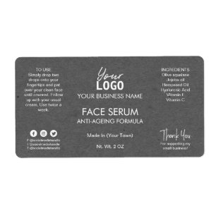 Professional Grey Kraft Effect Face Oil Serum