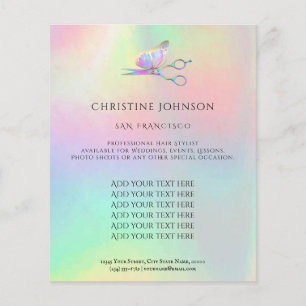 Professional Hair Styist Flyer