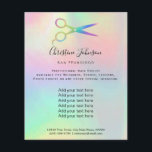 Professional Hairstyist Flyer<br><div class="desc">Friseurin-Flyer</div>