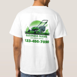 Professional Lawn Mowing Landscaping Custom Logo T-Shirt