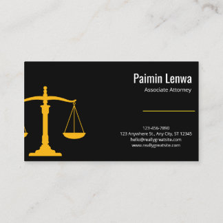 Professional Lawyer Business Card | Attorney  Visitenkarte