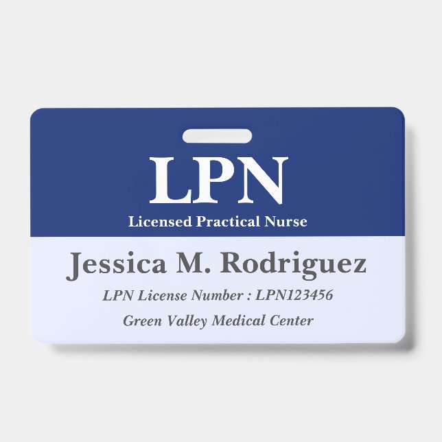Professional LPN Ausweis (Vorderseite)