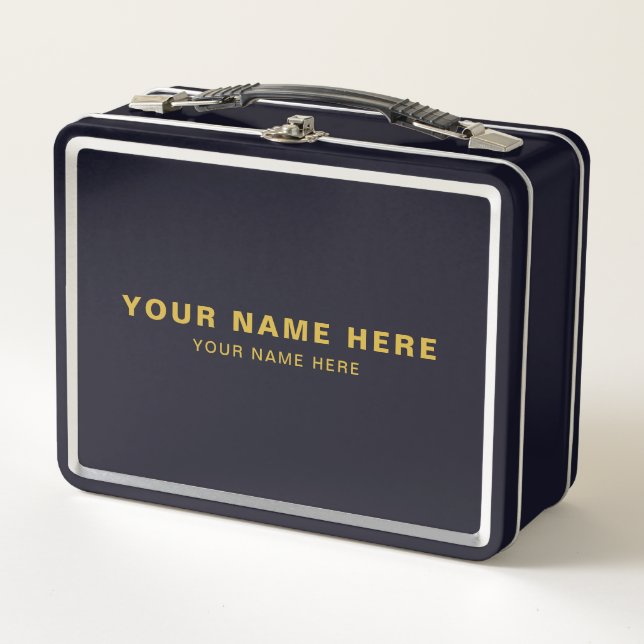 Professional Lunchbox Featuring Your Name and Role (Vorderseite)