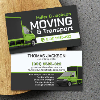 Professional Moving Services - Relocation Visitenkarte