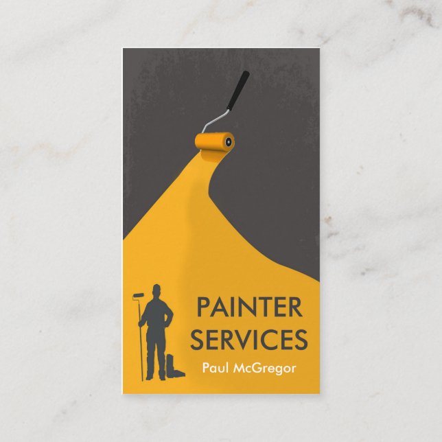 Professional Painter Geschäft Card Visitenkarte (Rückseite)