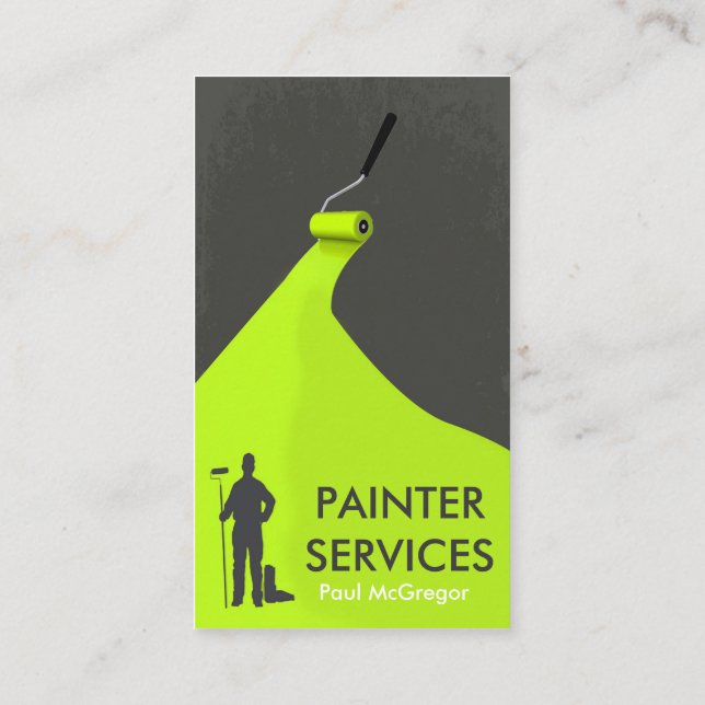 Professional Painter Geschäft Card Visitenkarte (Rückseite)