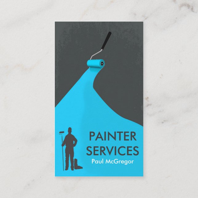 Professional Painter Geschäft Card Visitenkarte (Rückseite)