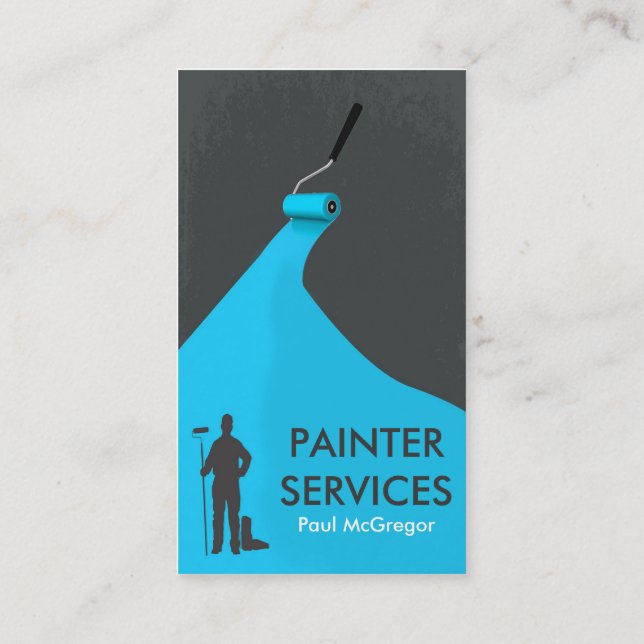 Professional Painter Geschäft Card Visitenkarte (Rückseite)
