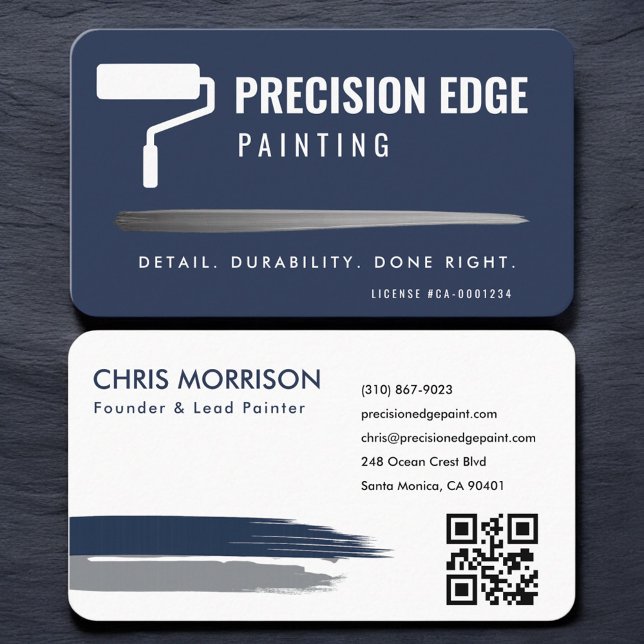 Professional Painter QR Code Visitenkarte (Von Creator hochgeladen)