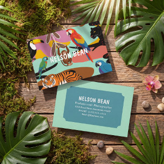 Professional  photographer bold chic visitenkarte