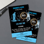 Professional Pressure Washing Power Cleaning House Flyer<br><div class="desc">Berufliches Design der Visitenkarte - eine blaue Druckwäschestütze für Ihre Druckwäscheservice</div>