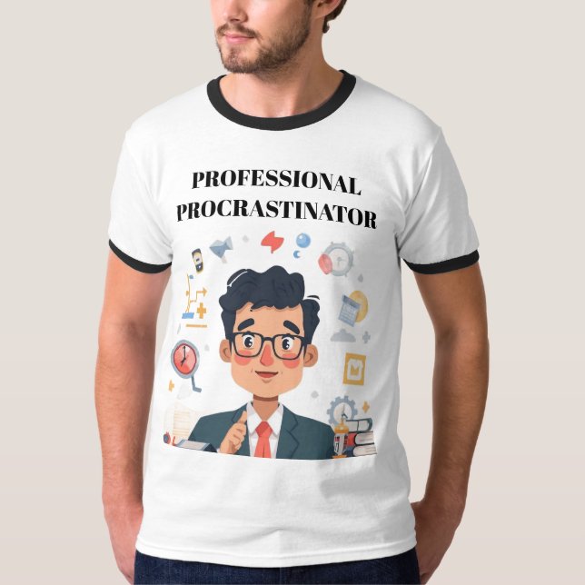 Professional Procrastinator T-Shirt (Vorderseite)