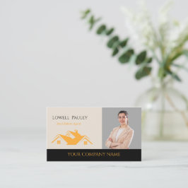 Professional Real Estate Promotional Realtor logo Visitenkarte