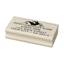 Professional Real Estate Promotional Realtor solid Gummistempel