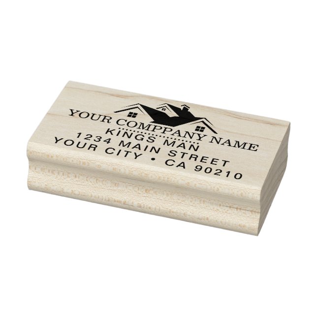 Professional Real Estate Promotional Realtor solid Gummistempel (Stempel)