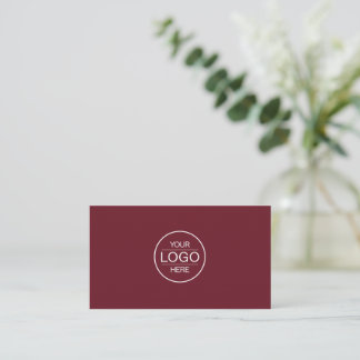 Professional Red Wine Add your Logo Visitenkarte