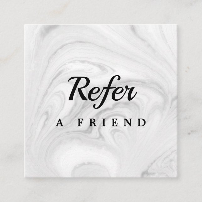 Professional Salon & Spa Referral Card | Editable  Rabattkarte (Vorderseite)