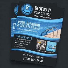 Professional Swimming Pool Service Company Flyer