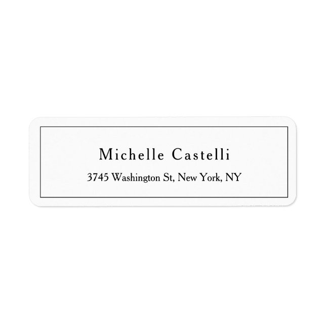 Professional Unique Classical Simple Black & White (Vorne)