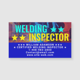 Professional Welding Inspector Magnetic Card Magnetkarte