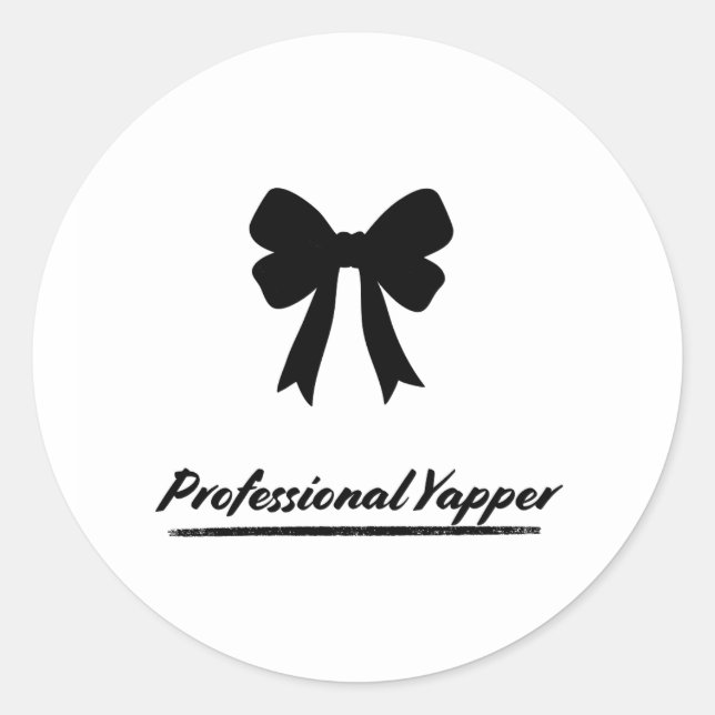 Professional Yapper - Sticker (Vorderseite)