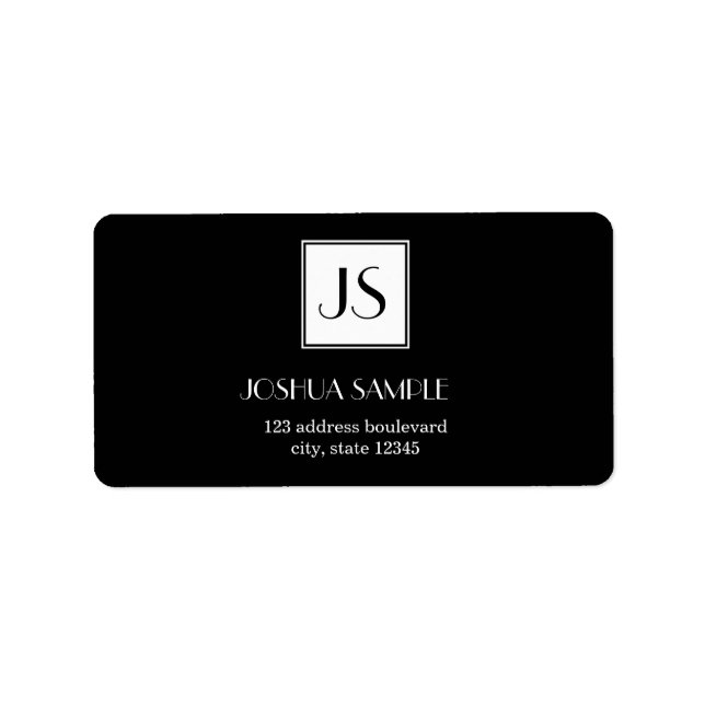 Professionell einfach adressaufkleber (Vorne)