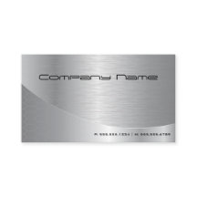 Professionell Elegant Modern Gebürstetes Silber Ge