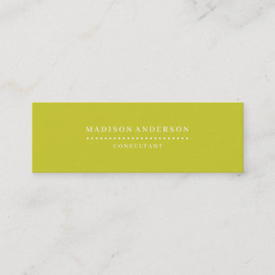 Professionell Elegant Modern  Mini Visitenkarte