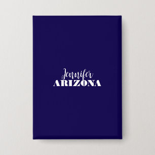 Professionell elegant modern minimalist dunkelblau button