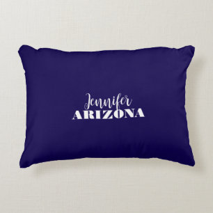 Professionell elegant modern minimalist dunkelblau dekokissen