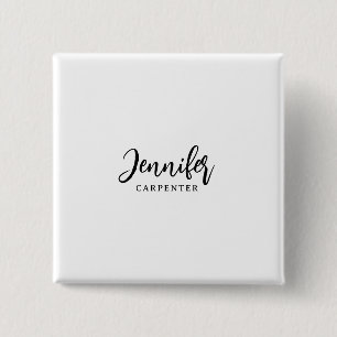 Professionell elegant modern minimalist Namen hinz Button