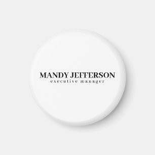 Professionell elegant modern minimalist Namen hinz Magnet