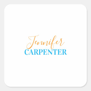 Professionell, elegant, modern, minimalist, schlic quadratischer aufkleber