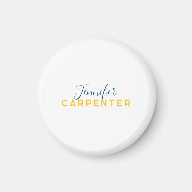 Professionell elegant modern minimalist schlicht magnet (Vorne)