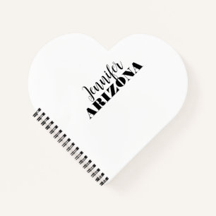 Professionell elegant modern minimalist schlicht notizbuch