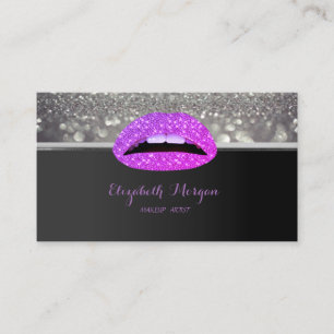 Professionell Elegant Stylisch Chic, Lippen Visitenkarte