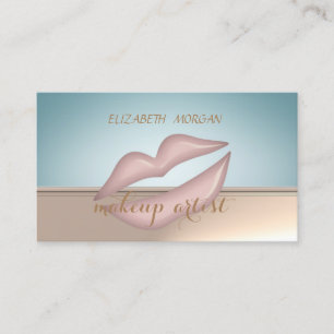 Professionell Elegant Stylisch Chic, Lippen Visitenkarte