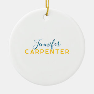 Professionell elegante moderne minimalistische Ebe Keramik Ornament