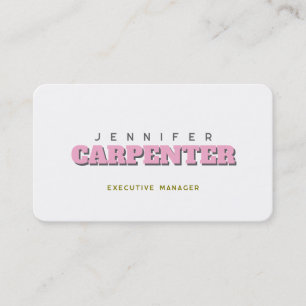 Professionell elegante moderne minimalistische Ebe Visitenkarte