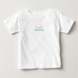 Professionell elegante moderne minimalistische ein baby t-shirt