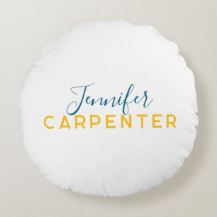 Professionell elegante moderne minimalistische ein rundes kissen