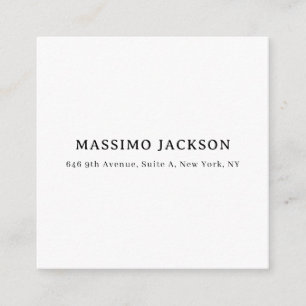 Professionell elegante moderne minimalistische Hin Begleitkarte