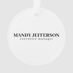 Professionell elegante moderne minimalistische Hin Ornament