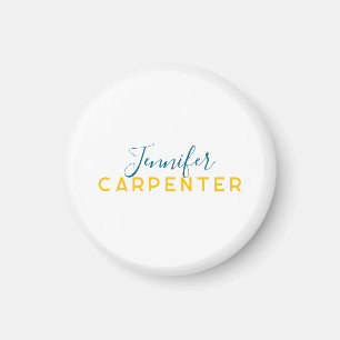 Professionell elegante moderne minimalistische Sch Magnet