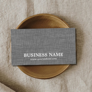 Professionell elegante Textur Grau Berater Visitenkarte
