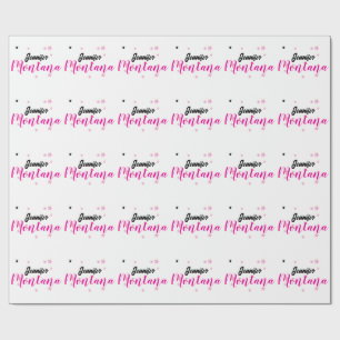 Professionell eleganter moderner minimalistischer  geschenkpapier