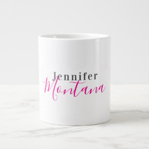 Professionell eleganter moderner minimalistischer Jumbo-Tasse