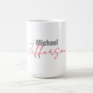 Professionell eleganter moderner minimalistischer  kaffeetasse